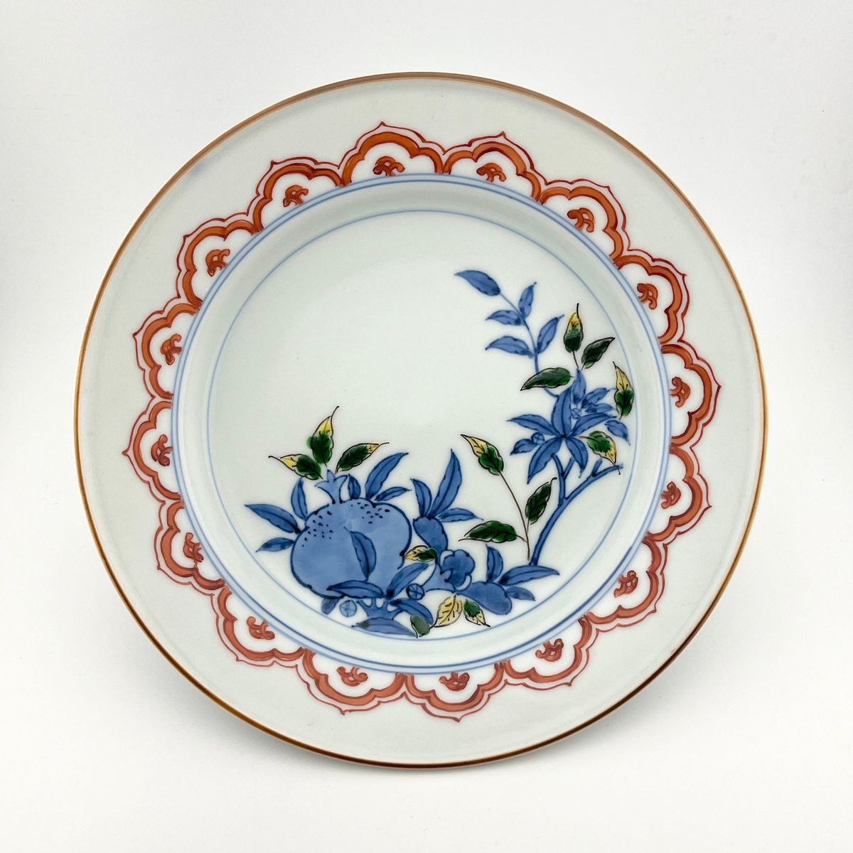 有田焼(伊万里焼) 貴祥窯　染付薄濃鷺絵 皿 有田焼(伊万里焼) 貴祥窯 染付薄濃鷺絵 皿