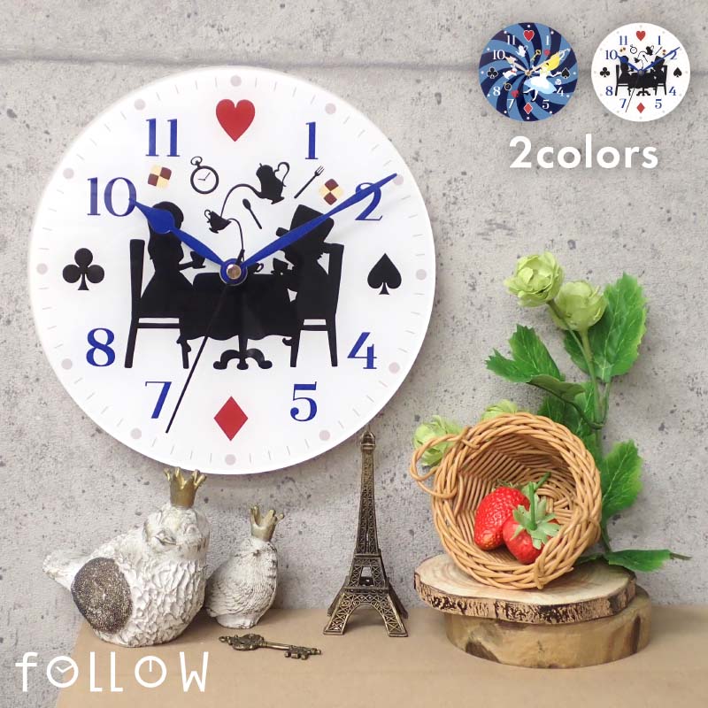 楽天市場】【期間限定Point5倍】不思議の国のアリス 置き時計