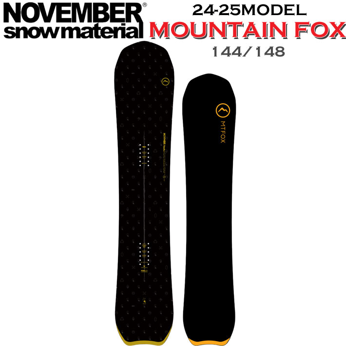 NOVEMBER ノベンバー マウンテンフォックス 24-25 154 ノベンバー MOUNTAINFOX [2024-2025モデル] (スノーボード) 価格