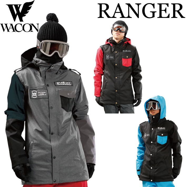 25-26 ワコン 御召しもの 上衣 WACON スノーボード 御召しもの メンズ RANGER JACKET レンジャー 上衣 2025 2026 日本置き目品