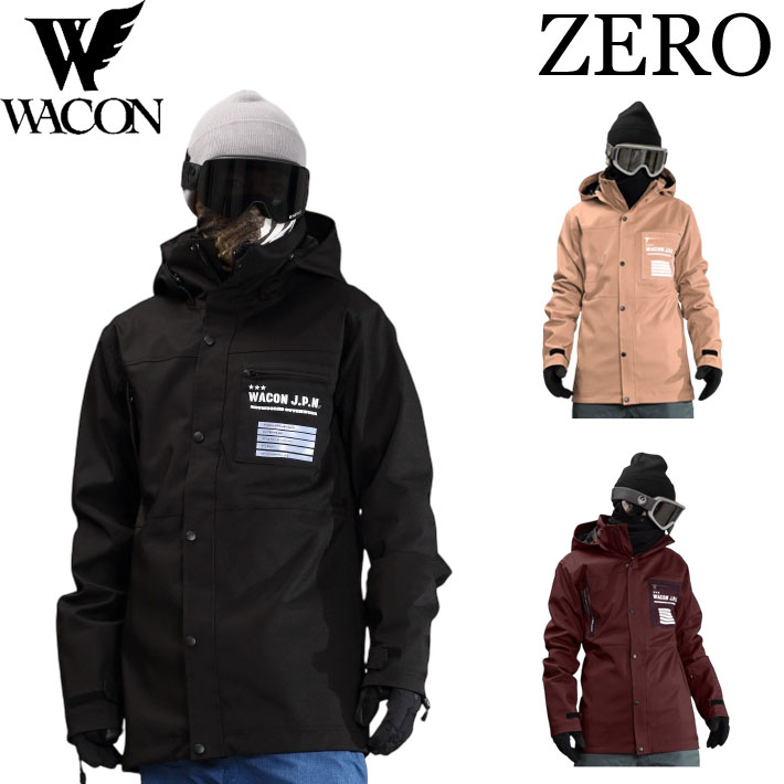 25-26 ワコン 御召しもの 上衣 WACON スノーボード 御召しもの メンズ ZERO JACKET 絶無 上衣 2025 2026 日本置き目品