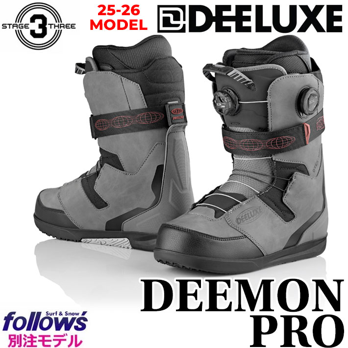 【未使用】DEEMON TF スノーボードブーツ DEELUXE ディーラックス 楽天市場】フォローズ別注！25-26 DEELUXE ブーツ DEEMON PRO
