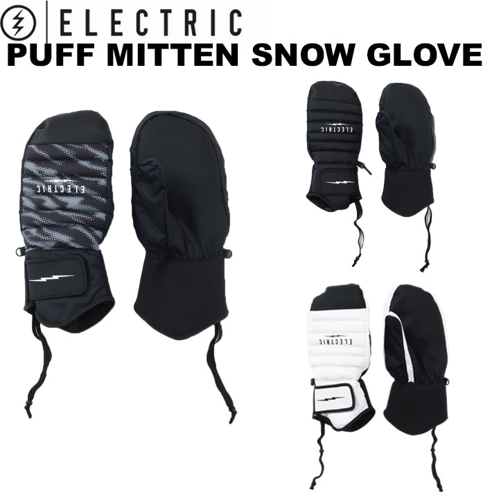 25-26 エレクトリック ELECTRIC グローブ PUFF MITTEN SNOW GLOVE ミトングローブ 手袋 防寒 スノーボード アウトドア 釣り 日本正規品 [メール便発送商品]【即】