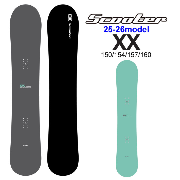 楽天市場】SCOOTER SNOWBOARD XX スクータースノーボード ダブル