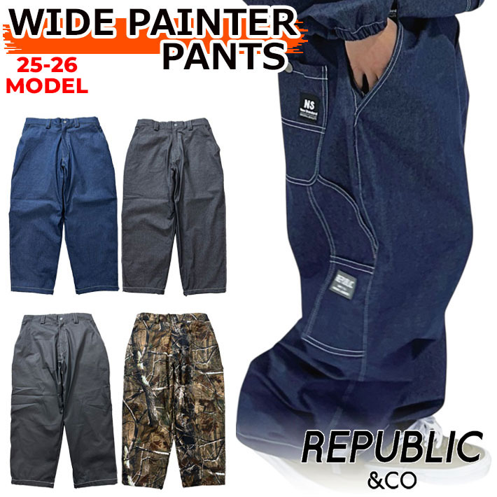 楽天市場】25-26 REPUBLIC & CO ウェア リパブリック BAGGY DENIM