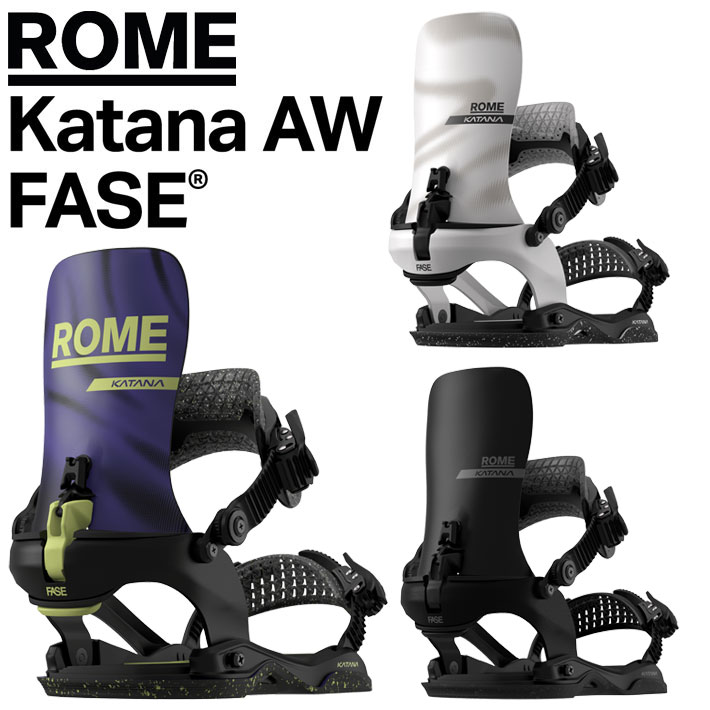 [予約商品] 26-27 ローム ビンディング カタナ ROME Katana AW FASE FASESystem フェイズ システム Men's メンズ BINDING スノーボード バインディング 2026 2027 日本正規品