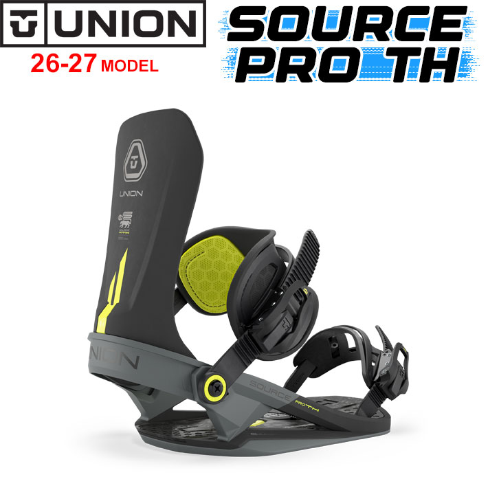 [予約商品] NEWモデル 26-27 スノーボード ユニオン ビンディング UNION SOURCE PRO TH ソースプロ トースタイン・ホーグモ UNION BINDING バインディング 2026 2027 日本正規品