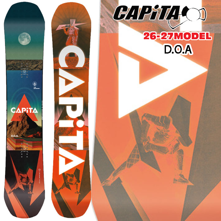 [予約商品] 26-27 キャピタ スノーボード CAPITA DOA ディーオーエー オールラウンド パーク パウダー スノボ 板 2026 2027 日本正規品