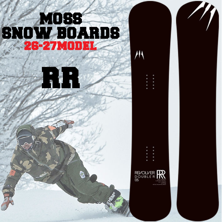 [予約商品] 26-27 モス MOSS REVOLVER RR リボルバー ダブルアール スノーボード 135cm 140cm メタル テクニカルボード カービング セミハンマーヘッド スノボ キッズ ジュニア 板 日本正規品