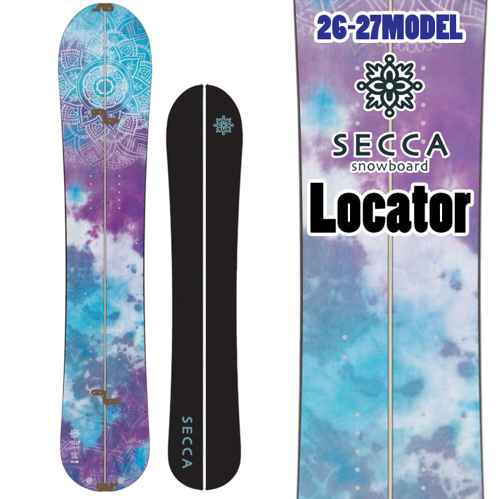 [取っておく商いもの] 26-27 Secca スプリットボード 黒色火薬 セッカ スノーボード Locator ロケイター ロケーター 155糎 佐々木プロトン産み出す スプリットボード レディース スノボ 板 2026 2027 日本定まり品