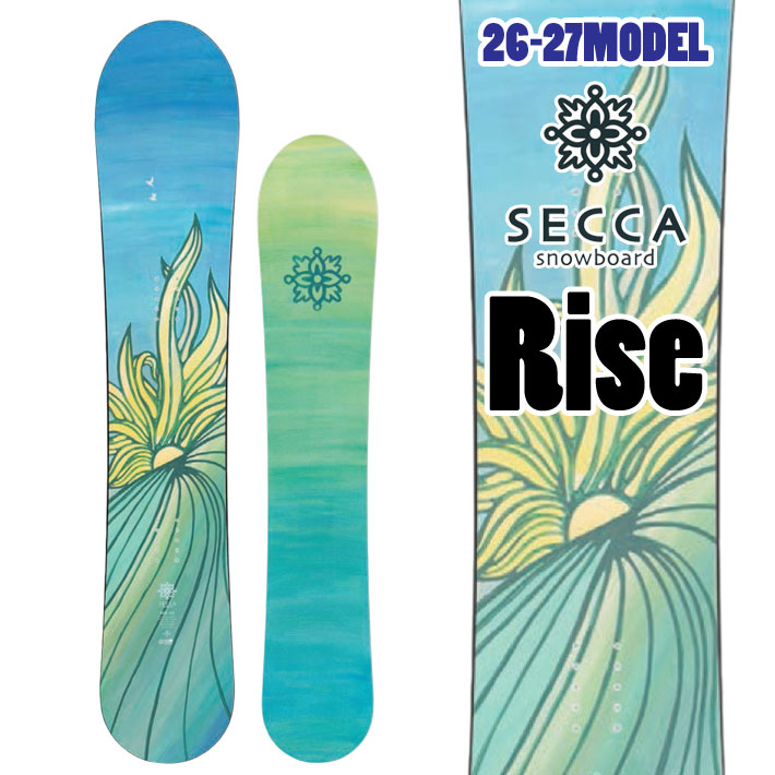 [取って置く商いもの] 26-27 Secca 黒色火薬ゲーム盤 セッカ スノーボード Rise ライズ 144糎 148糎 152糎 佐々木プロトン生み出す レディース スノボ 板 2026 2027 日本定まり品