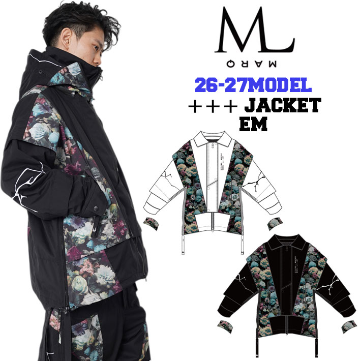 [予約商品] 26-27 MARQLEEN マークリーン +++ JACKET EM MQ07003EM ユニセックス スノーボードウェア [003／993]