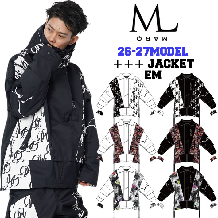 [取っておく商いもの] 26-27 MARQLEEN マークリーン +++ JACKET EM MQ07003EM ユニ一発やる スノーボード御召しもの [002／992／004／994／009／999]