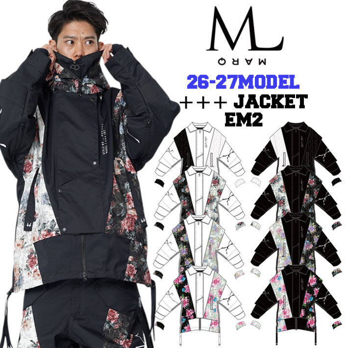 [予約商品] 26-27 MARQLEEN マークリーン +++ JACKET EM2 MQ07003EM2 ユニセックス スノーボードウェア [001／991／005／995／006／996／007／997] 28,958円