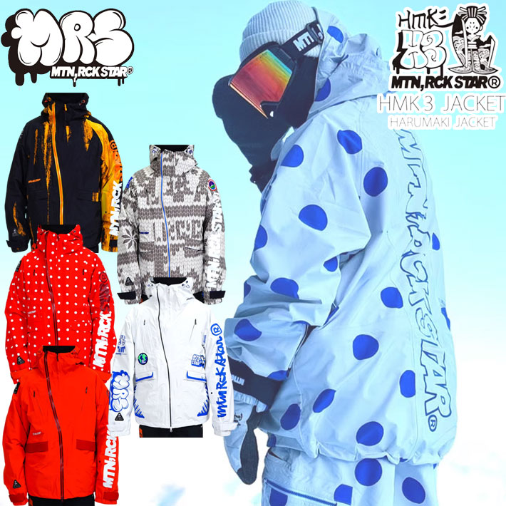 [予約商品] 26-27 Mtn. Rock Star ジャケット マウンテンロックスター ウェア [HARUMAKI 3 JACKET] ハルマキ 3 MOUNTAIN ROCK STAR マンロク ウエア ユニセックス スノーボード スノーウェア 日本正規品｜フォローズ　surf＆snow