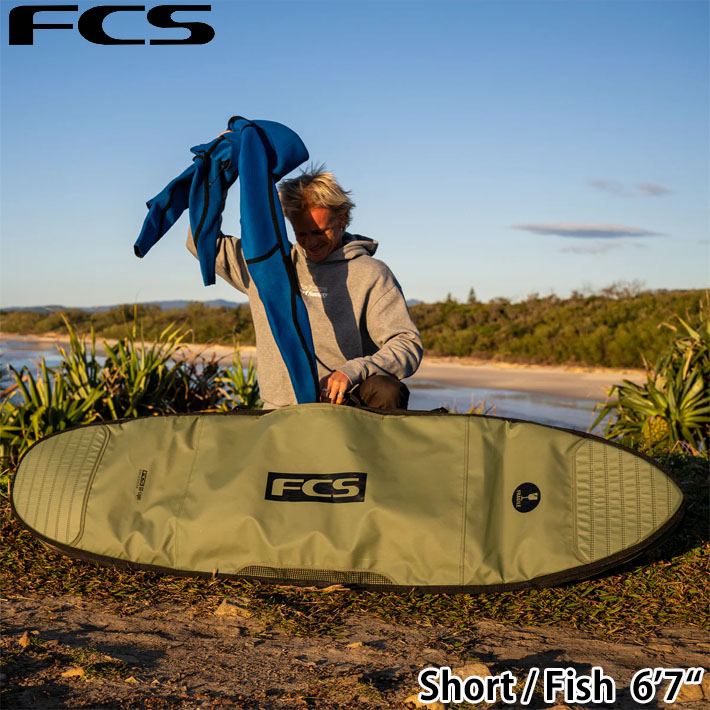 26 遊撃手ゲーム盤用 捉え所の無い入れもの 6’7” 1本用 恒星日／周遊兼用 FCS GO-Light Day-X Shortboard／Fish Cover 6.7 フィッシュボード用 捉え所の無い入れもの 1本用 ゴー点火装置 恒星日 周遊1  TRAVEL1 【即】