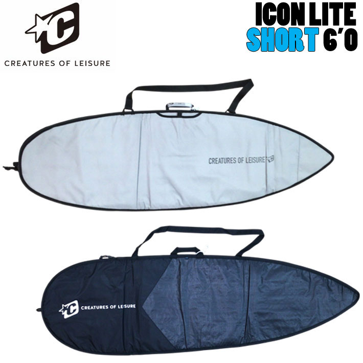 2026 CREATURES クリエイチャー 捉え所の無い入れもの ICON LITE BOARD COVERS SHORT [6’0] サーフボードケース 遊撃手ゲーム盤 波乗り 【即】