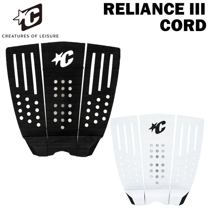 2026 CREATURES クリエイチャー デッキパッド RELIANCE III CORD リライアンス 3 コード 3ピース サーフィン デッキパッチ【即】