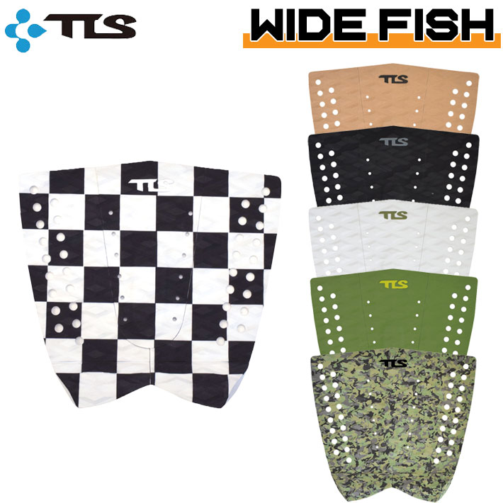 市場 TOOLS デッキパッド 3ピース WIDE ワイドフィッシュ デッキパッチ FISH