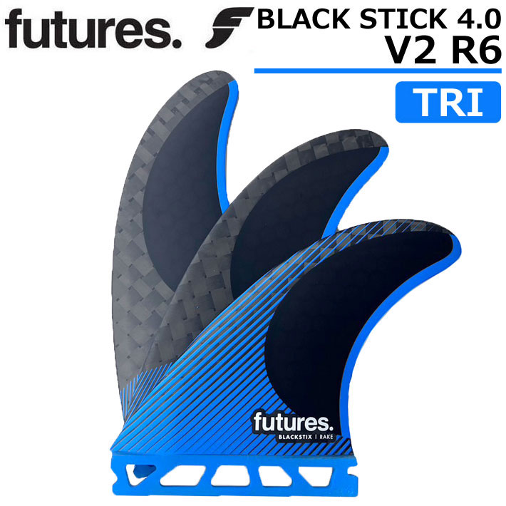 楽天市場】futures. BLACKSTIX 4.0 R6 フューチャーフィン VECTOR2