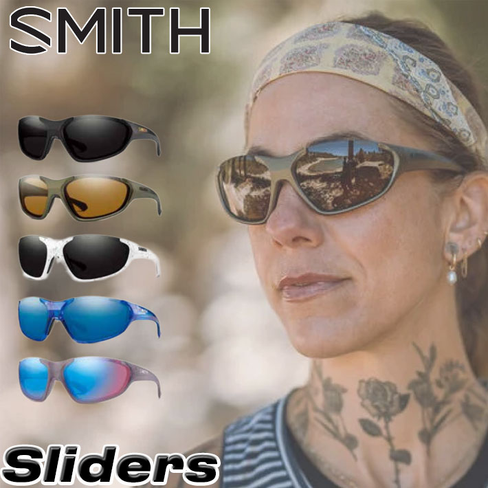 NEW スミス SMITH 黒眼鏡 [Sliders スライダース] Asia Fit アジアン相応う クロマポップ Chromapop アウトドア 駈けっくら マラソン 銀輪 サイクリング 日本定め事品 [父の日差し上げ物]