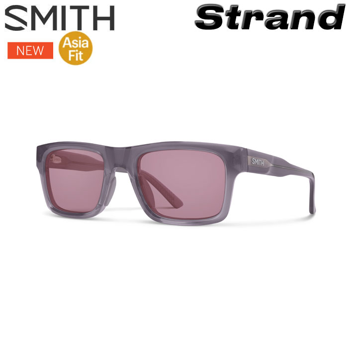 NEW スミス SMITH 黒眼鏡 [Strand 同盟罷工地びた] Asia Fit アジアン相応う クロマポップ Chromapop アウトドア 日本定め事品 [父の日差し上げ物]