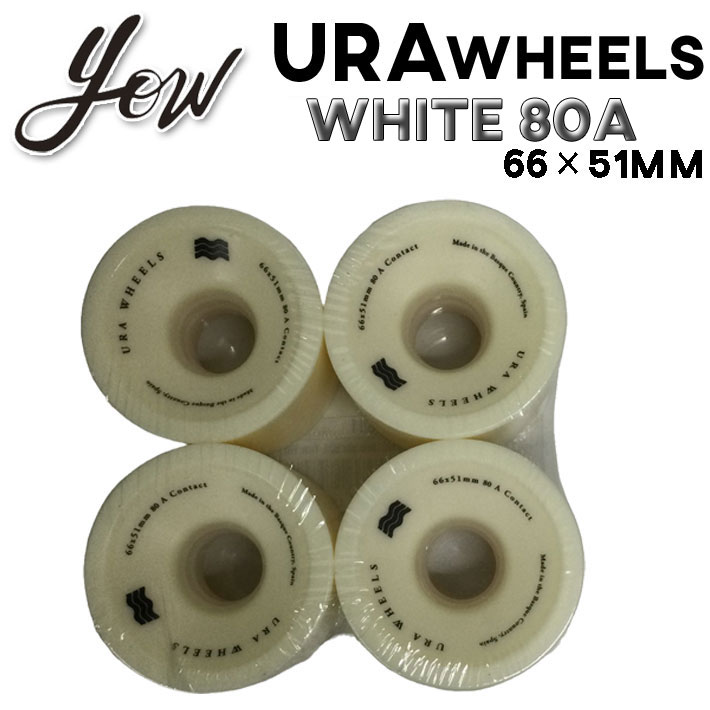 YOW ウィール YOW Ura Wheels 66mm 78A White MAYO - CalStreets BoarderLabs