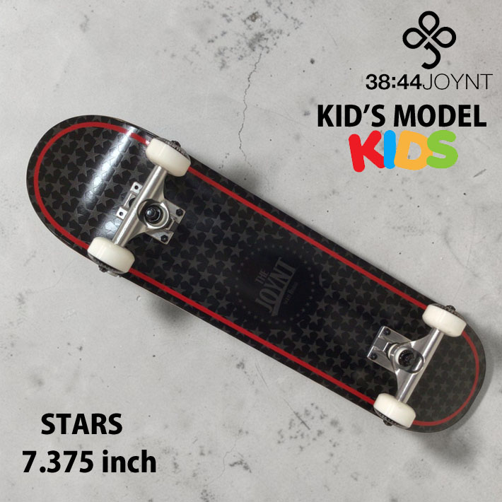 キッズサイズ 組立済み ジョイントスケートボード [J101] JOYNT 7.375inch STARS KID'S COMPELTE コンプリート スケボー 完成品｜フォローズ　surf＆snow