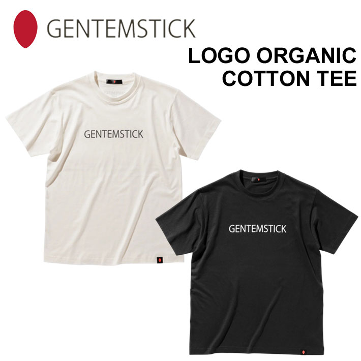 GENTEM STICK ゲンテンスティック 半袖 Tシャツ メンズ LOGO ORGANIC COTTON TEE [メール便発送商品]