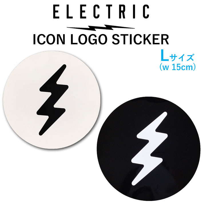 【楽天市場】エレクトリック ステッカー ELECTRIC ICON LOGO STICKER [Lサイズ] [17] [18] スノーボード ...