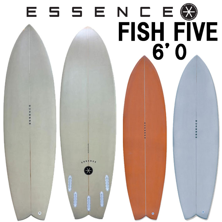 エッセンス　ファンボード➕フィン付き 楽天市場】ESSENCE FISH FIVE 5.8 フィッシュボード サーフィン