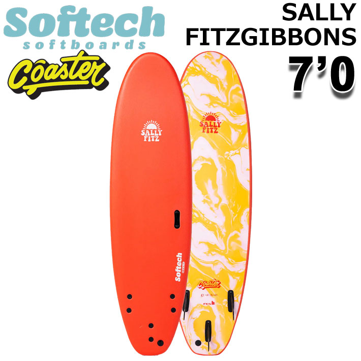[即出荷] 2026 ソフトボード ソフテック SOFTECH SALLY FITZ COASTER 7'0 サリー・フィッツギボンズ コースター FCS2 ファンボード ミッドレングス サーフボード 日本正規販売店 [営業所留め送料無料]｜フォローズ　surf＆snow