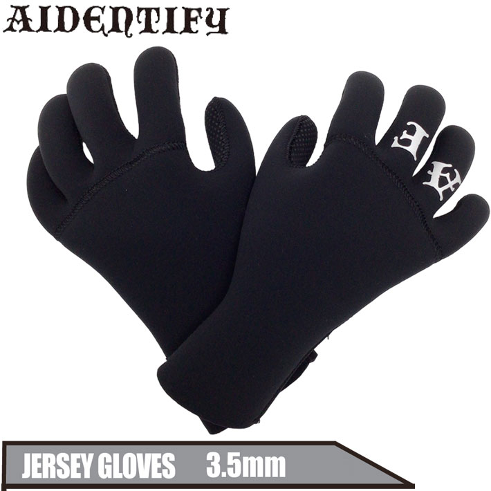 AIDENTIFY 地球儀 同一視 JERSEY GLOVES 3.5粍 プルオーバー サーフ地球儀  日本製 波乗り 冬用 防寒打つ手 秋 冬 ウインター 【即】