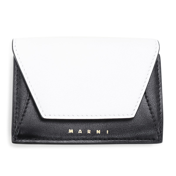 2023SS 新作 マルニ MARNI 財布 LEATHER TRI-FOLD WALLET トリ