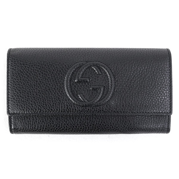 グッチ GUCCI 財布 長財布 GGロゴ BLACK) ソーホー (598206 SOHO 1000