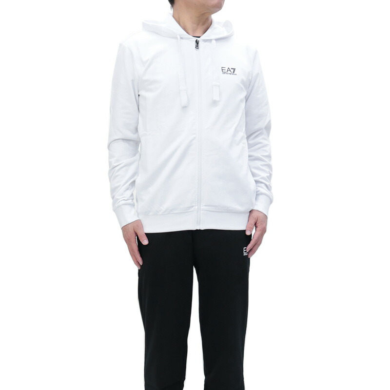 楽天市場】【アウトレットセール】エンポリオアルマーニ イーエーセブン EMPORIO ARMANI EA7 (8NPV50 PJ05Z 22BA  WHITE/BLACK) 22ss ホワイト×ブラック メンズ セットアップ スウェットスーツ : FONTANA（フォンターナ）