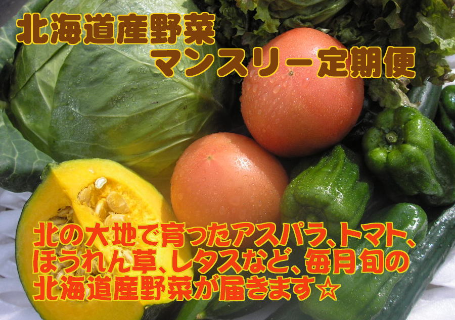 楽天市場 ５回分送料無料 北海道産旬野菜マンスリ 定期便 フードリンク北海道楽天市場店