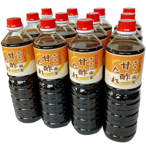 チキン南蛮甘酢たれ（南蛮酢）1000ml×12本