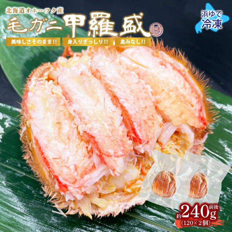 SALE／88%OFF】 2022年度 オホーツク産 毛ガニ甲羅盛 冷凍 240g 前後 120g × 2個 レビュー記入で500円QUOカード プレゼント 新鮮 浜茹 最上級 堅蟹 甲羅盛 北海道 北海道産 毛ガニ 毛がに 毛蟹 蟹 カニ かに 送料無料 お取り寄せ グルメ ギフト カニ通販  gateware.com.br