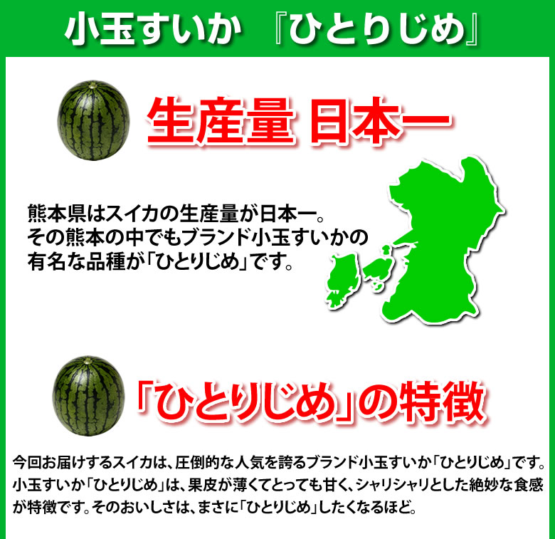 すいか 小玉すいか ひとりじめ 秀品2玉 約3kg 熊本県産 西瓜 スイカ すいか 小玉すいか ひとりじめ 秀品2玉 約3kg 熊本県産 西瓜 スイカ