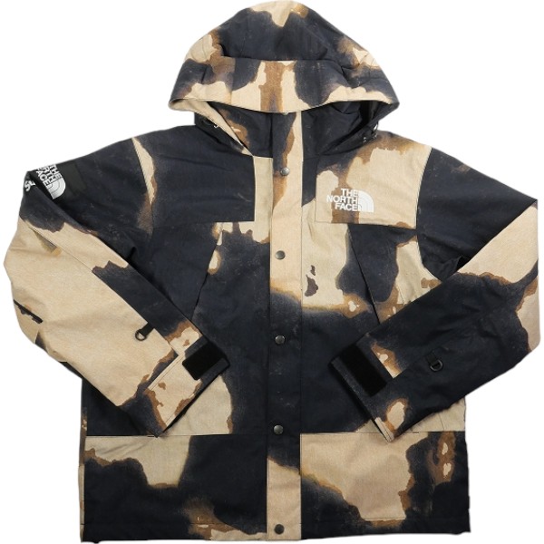 SUPREME シュプリーム &times;THE NORTH FACE 21AW Bleached Denim Print Mountain Jacket Black ジャケット 黒 Size 【M】 【新古品・未使用品】 20835795｜ブランド古着のフールズジャッジ 84,095円