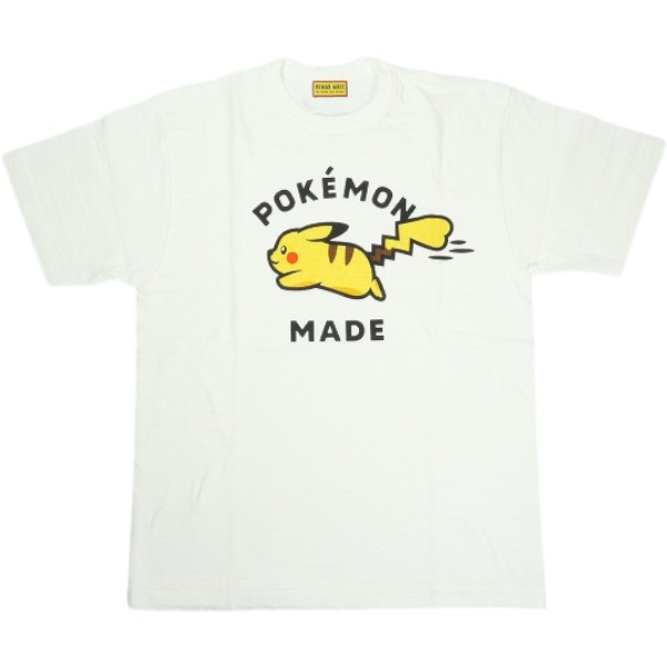 HUMAN MADE ヒューマンお手伝いさん ×POKEMON MADE 26SS GRAPHIC T-SHIRT ＃1 WHITE ピカチュウプルオーバー 白 Size 【M】 【新古品・未当て嵌める品】 30009282