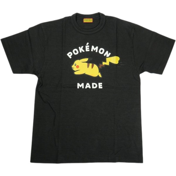 HUMAN MADE ヒューマンお手伝いさん ×POKEMON MADE 26SS GRAPHIC T-SHIRT ＃1 BLACK ピカチュウティーシャツ 黒 Size 【XXL】 【新古品・未当て嵌める品】 30009376