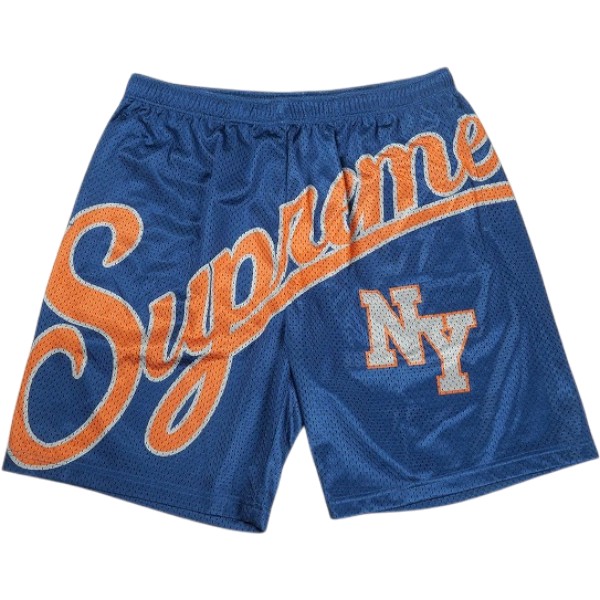 SUPREME シュプリーム 24SS Big Script Mesh Short さる股引き 紺 Size 【M】 【新古品・未当てはめる品】 30009772