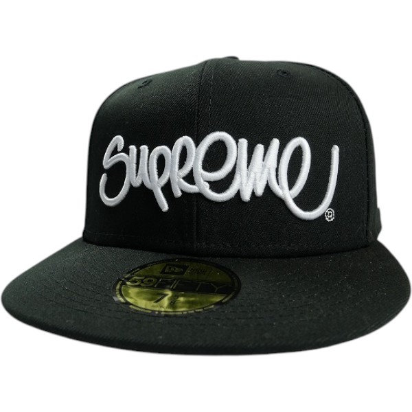 SUPREME シュプリーム 22SS Handstyle New Era Black 旗がしら 黒 Size 【7 5/8(XL)】 【新古品・未当て嵌める品】 30009925