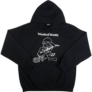 Wasted youth ウェイステッドユース Verdy &times;UNDERCOVER Hoodie パーカー 黒 Size 【L】 【新古品・未使用品】 20753503｜ブランド古着のフールズジャッジ