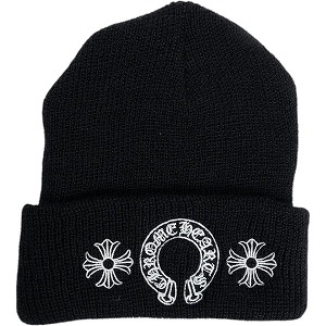 楽天市場】CHROME HEARTSクロムハーツビーニーblack/black wool