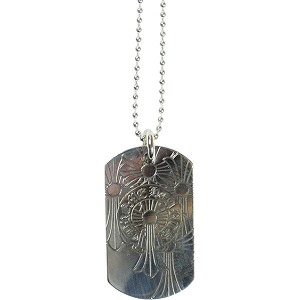 CHROME HEARTS クロム・ハーツ CH/CROSSES DOG TG ドッグタグネックレス 銀 Size 【無償性】 【新古品・未当て嵌める品】 20832071