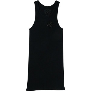 CHROME HEARTS クロム・ハーツ CH PLUS BEADS TANK TOP BLACK 貯蔵タンクとっ始め 黒 Size 【XS】 【新古品・未当て嵌める品】 20832093