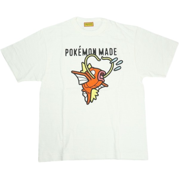 HUMAN MADE ヒューマン御手伝いさん ×POKEMON MADE 26SS GRAPHIC T-SHIRT ＃3 WHITE コイ第一人者プルオーバー 白 Size 【M】 【新古品・未当て嵌める品】 30009174
